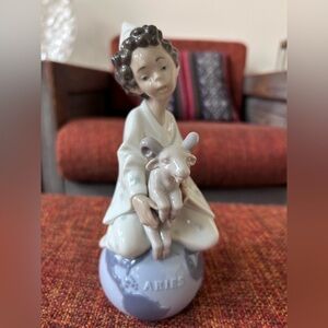 Lladro 6221 Aries The Ram Chinese Zodiac Horoscope Collection